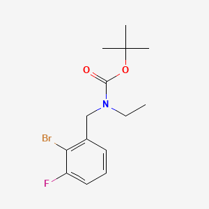 tert-Butyl 2-bromo-3-fluorobenzyl(ethyl)carbamate