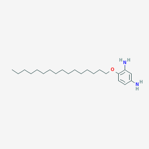 molecular formula C22H40N2O B8196521 4-(Hexadecyloxy)benzene-1,3-diamine 