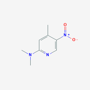 molecular formula C8H11N3O2 B8196633 N,N,4-Trimethyl-5-nitropyridin-2-amine 