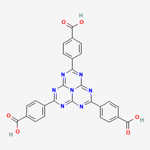 molecular formula C27H15N7O6 B8196639 4,4',4''-(1,3,3A1,4,6,7,9-heptaazaphenalene-2,5,8-triyl)tribenzoic acid 