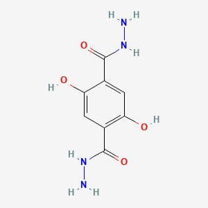 molecular formula C8H10N4O4 B8196700 2,5-Dihydroxyterephthalohydrazide 