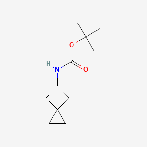 molecular formula C11H19NO2 B8196750 tert-Butyl spiro[2.3]hexan-5-ylcarbamate 