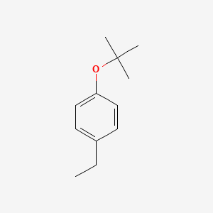molecular formula C12H18O B8196773 1-叔丁氧基-4-乙苯 