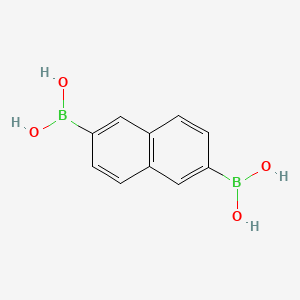 molecular formula C10H10B2O4 B8196844 Naphthalene-2,6-diyldiboronic acid 