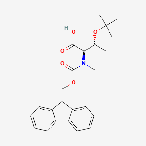 (2R,3R)-2-((((9H-Fluoren-9-yl)methoxy)carbonyl)(methyl)amino)-3-(tert-butoxy)butanoic acid