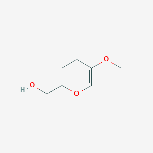 molecular formula C7H10O3 B8196869 2-(羟甲基)-5-甲氧基-4H-吡喃 