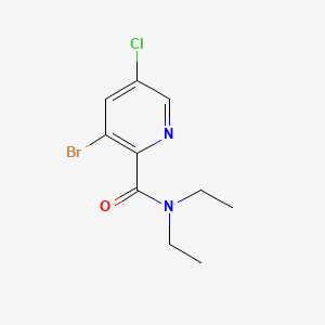 3-Bromo-5-chloro-N,N-diethylpicolinamide