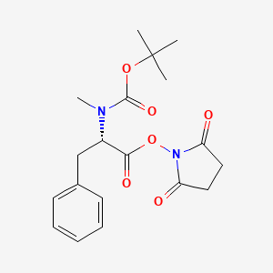 (S)-2,5-Dioxopyrrolidin-1-yl 2-((tert-butoxycarbonyl)(methyl)amino)-3-phenylpropanoate