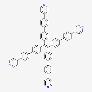 molecular formula C70H48N4 B8197079 1,1,2,2-Tetrakis(4'-(pyridin-4-yl)-[1,1'-biphenyl]-4-yl)ethene 