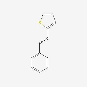 molecular formula C12H10S B8197211 2-(2-Phenylethenyl)thiophene 