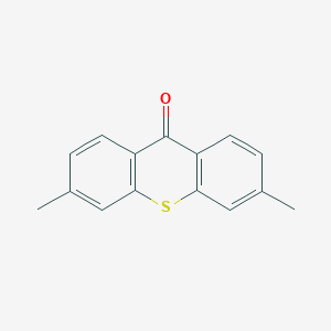 molecular formula C15H12OS B8197236 3,6-dimethyl-9H-thioxanthen-9-one 