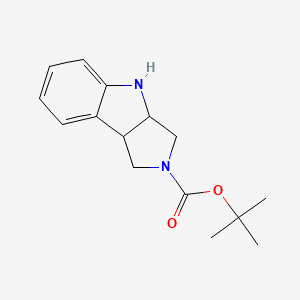 molecular formula C15H20N2O2 B8197301 Cis-Tert-Butyl 1,3A,4,8B-Tetrahydropyrrolo[3,4-B]Indole-2(3H)-Carboxylate 