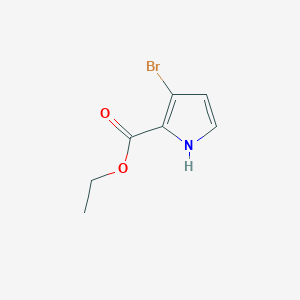 molecular formula C7H8BrNO2 B8197317 ethyl 3-bromo-1H-pyrrole-2-carboxylate 