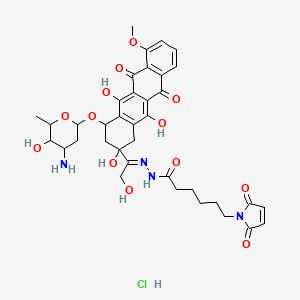 molecular formula C37H43ClN4O13 B8197399 INNO-206 HCl salt/INNO206 HCl salt 