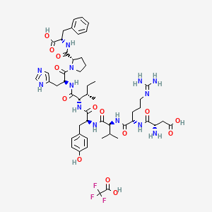 molecular formula C52H72F3N13O14 B8197437 Angiotensin II human (TFA) 