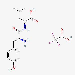 molecular formula C17H23F3N2O6 B8197443 Tyrosylleucine (TFA) 