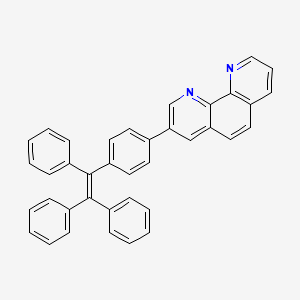 molecular formula C38H26N2 B8197493 3-(4-(1,2,2-Triphenylvinyl)phenyl)-1,10-phenanthroline 