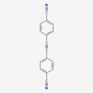 molecular formula C16H8N2 B8197519 4,4'-(ethyne-1,2-diyl)dibenzonitrile 