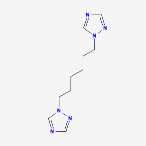molecular formula C10H16N6 B8197528 1,6-di(1H-1,2,4-triazol-1-yl)hexane 