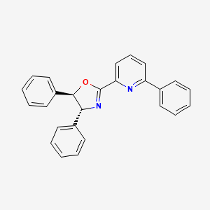 molecular formula C26H20N2O B8197598 (4R,5R)-4,5-Diphenyl-2-(6-phenylpyridin-2-yl)-4,5-dihydrooxazole 