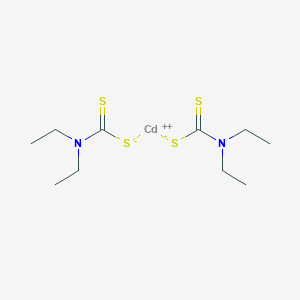 molecular formula C10H20CdN2S4 B081976 Cadmium diethyldithiocarbamate CAS No. 14239-68-0