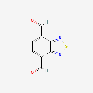 molecular formula C8H4N2O2S B8197624 苯并[c][1,2,5]噻二唑-4,7-二甲醛 