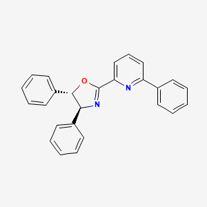 molecular formula C26H20N2O B8197654 (4S,5S)-4,5-Diphenyl-2-(6-phenylpyridin-2-yl)-4,5-dihydrooxazole 
