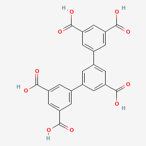 molecular formula C23H14O10 B8197726 [1,1':3',1''-Terphenyl]-3,3'',5,5',5''-pentacarboxylic acid 