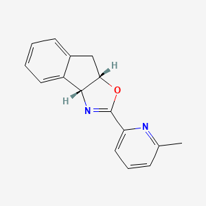 molecular formula C16H14N2O B8197753 (3aR,8aS)-2-(6-Methylpyridin-2-yl)-8,8a-dihydro-3aH-indeno[1,2-d]oxazole 