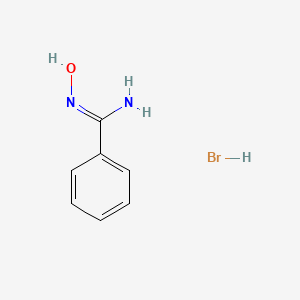 molecular formula C7H9BrN2O B8197779 (Z)-N'-Hydroxybenzimidamide hydrobromide 