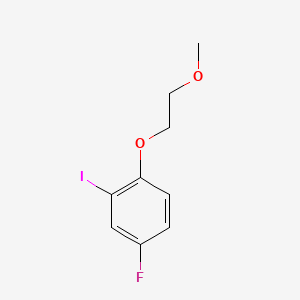 4-Fluoro-2-iodo-1-(2-methoxyethoxy)benzene