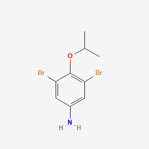 molecular formula C9H11Br2NO B8197977 3,5-Dibromo-4-isopropoxyaniline 