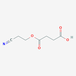 molecular formula C7H9NO4 B8198193 4-(2-Cyanoethoxy)-4-oxobutanoic acid 