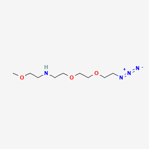 molecular formula C9H20N4O3 B8198229 N-[2-[2-(2-azidoethoxy)ethoxy]ethyl]-2-methoxyethanamine 