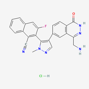 molecular formula C24H18ClFN6O B8198303 MRTX9768 (hydrochloride) 