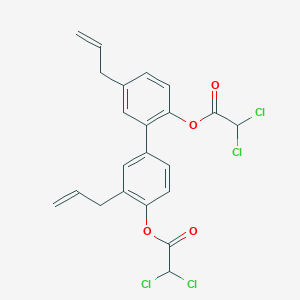 molecular formula C22H18Cl4O4 B8198317 Honokiol DCA 
