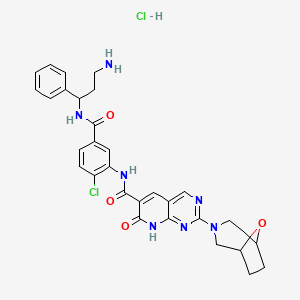 molecular formula C30H31Cl2N7O4 B8198361 DYRKs-IN-1 (hydrochloride) 