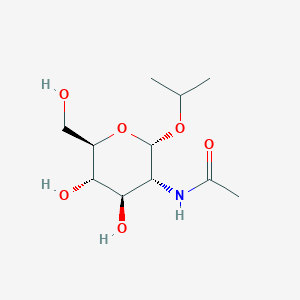 molecular formula C11H21NO6 B8198434 isopropyl 2-acetamido-2-deoxy-alpha-D-glucopyranoside 