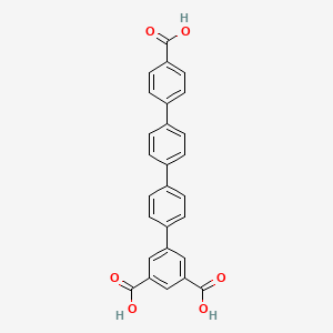 molecular formula C27H18O6 B8198509 [1,1':4',1'':4'',1'''-联苯四甲]-3,4''',5-三羧酸 