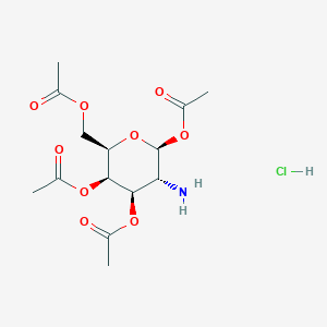 molecular formula C14H22ClNO9 B8198545 2-Amino-2-deoxy-beta-D-galactopyranose 1,3,4,6-tetraacetate hydrochloride 