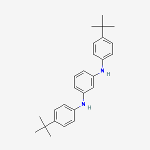 molecular formula C26H32N2 B8198605 N,N'-Bis(4-tert-butylphenyl)-1,3-phenylenediamine 