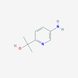 molecular formula C8H12N2O B8198625 2-(5-Aminopyridin-2-yl)propan-2-ol 