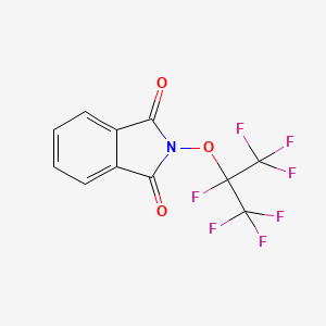 molecular formula C11H4F7NO3 B8198650 2-((Perfluoropropan-2-yl)oxy)isoindoline-1,3-dione 