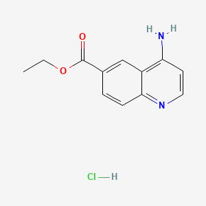 Ethyl 4-aminoquinoline-6-carboxylate hydrochloride
