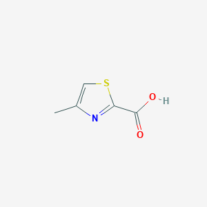 molecular formula C5H5NO2S B081987 4-Methylthiazole-2-carboxylic acid CAS No. 14542-16-6