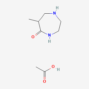 6-Methyl-1,4-diazepan-5-one acetate