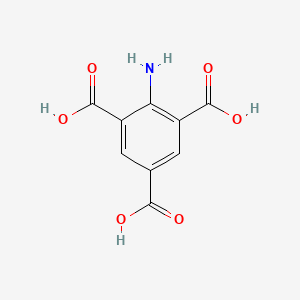 molecular formula C9H7NO6 B8198716 2-氨基苯-1,3,5-三羧酸 