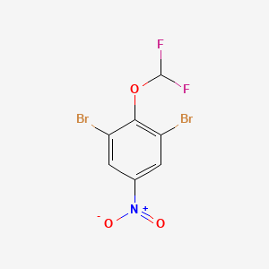 1,3-Dibromo-2-difluoromethoxy-5-nitrobenzene