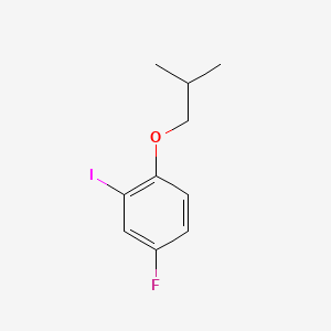 molecular formula C10H12FIO B8198840 4-Fluoro-2-iodo-1-isobutoxybenzene 