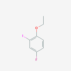 molecular formula C8H8FIO B8198845 1-Ethoxy-4-fluoro-2-iodobenzene 